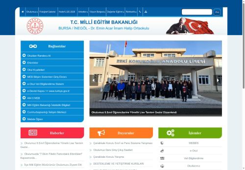 BURSA / İNEGÖL - Dr. Emin Acar İmam Hatip Ortaokulu