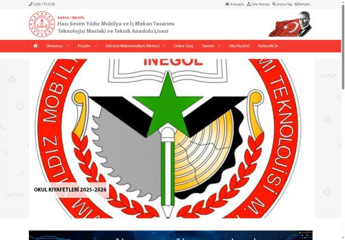 BURSA / İNEGÖL - Hacı Sevim Yıldız Mobilya ve İç Mekan Tasarımı Teknolojisi Mesleki ve Teknik Anadolu Lisesi