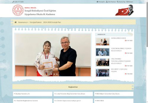 BURSA / İNEGÖL - İnegöl Belediyesi Özel Eğitim Uygulama Okulu III. Kademe