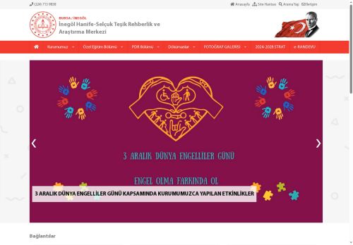 BURSA / İNEGÖL - İnegöl Hanife-Selçuk Teşik Rehberlik ve Araştırma Merkezi