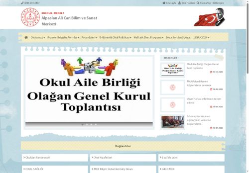 BURDUR / MERKEZ - Alpaslan Ali Can Bilim ve Sanat Merkezi