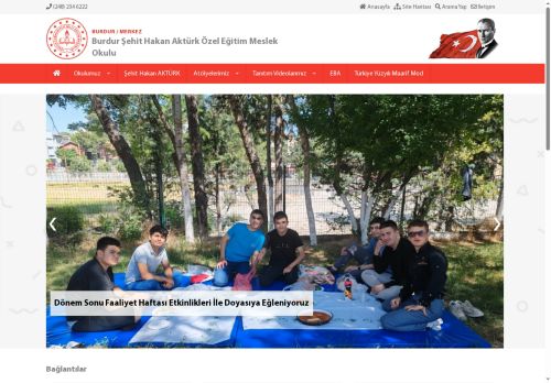 BURDUR / MERKEZ - Burdur Şehit Hakan Aktürk Özel Eğitim Meslek Okulu