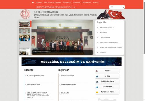 BURDUR / MERKEZ - Emekevler Şehit Rıza Çevik Mesleki ve Teknik Anadolu Lisesi