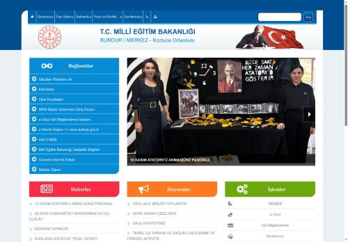 BURDUR / MERKEZ - Kozluca Ortaokulu