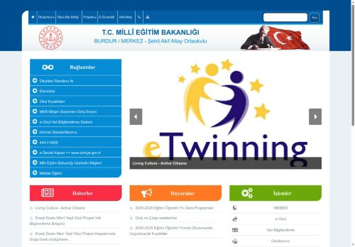 BURDUR / MERKEZ - Şehit Akif Altay Ortaokulu