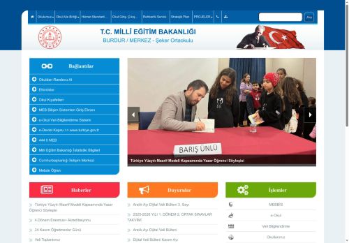 BURDUR / MERKEZ - Şeker Ortaokulu