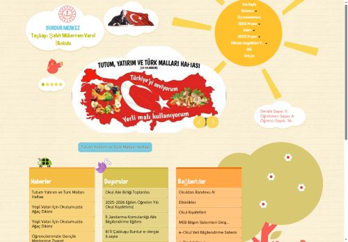 BURDUR / MERKEZ - Taşkapı Şehit Mükerrem Varol İlkokulu