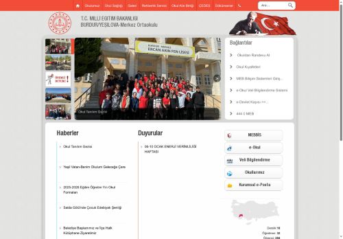 BURDUR / YEŞİLOVA - Merkez Ortaokulu