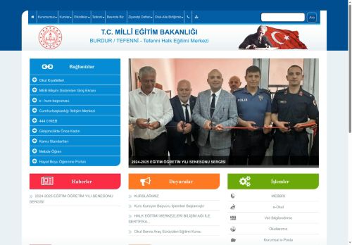 BURDUR / TEFENNİ - Tefenni Halk Eğitimi Merkezi