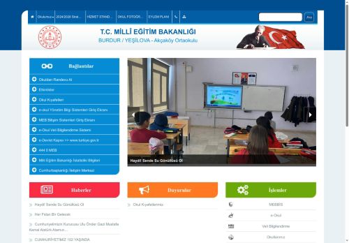 BURDUR / YEŞİLOVA - Akçaköy Ortaokulu