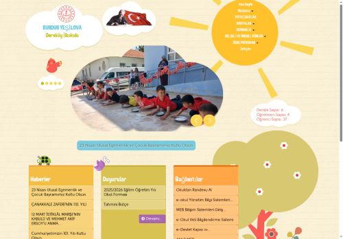 BURDUR / YEŞİLOVA - Dereköy İlkokulu