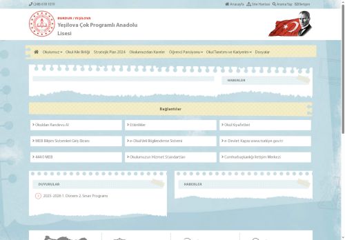 BURDUR / YEŞİLOVA - Yeşilova Çok Programlı Anadolu Lisesi