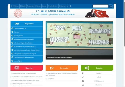 BURSA / YILDIRIM - Şerif-Rabia Kutlucan Ortaokulu