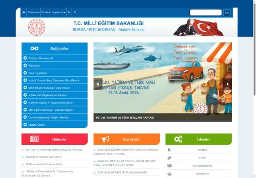 BURSA / BÜYÜKORHAN - Atatürk İlkokulu