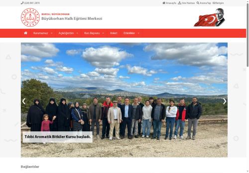 BURSA / BÜYÜKORHAN - Büyükorhan Halk Eğitimi Merkezi