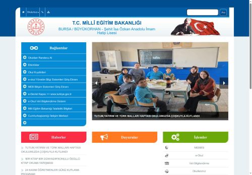 BURSA / BÜYÜKORHAN - Şehit İsa Özkan Anadolu İmam Hatip Lisesi