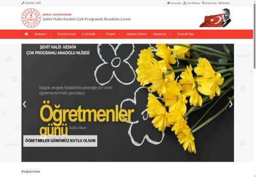 BURSA / BÜYÜKORHAN - Şehit Halis Keskin Çok Programlı Anadolu Lisesi