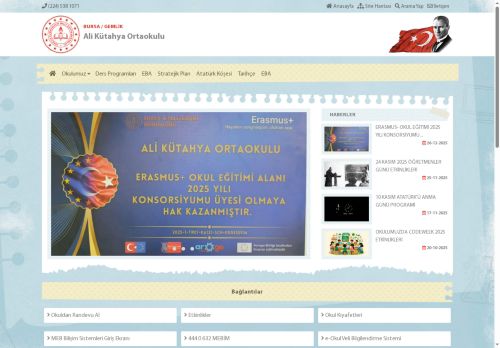 BURSA / GEMLİK - Ali Kütahya Ortaokulu