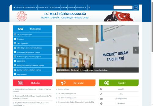 BURSA / GEMLİK - Celal Bayar Anadolu Lisesi