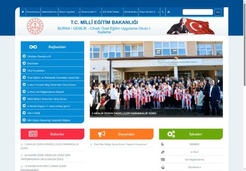 BURSA / GEMLİK - Cihatlı Özel Eğitim Uygulama Okulu I. Kademe