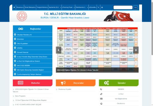 BURSA / GEMLİK - Gemlik Hisar Anadolu Lisesi