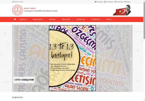 BURSA / GEMLİK - Gemport Gemlik Anadolu Lisesi