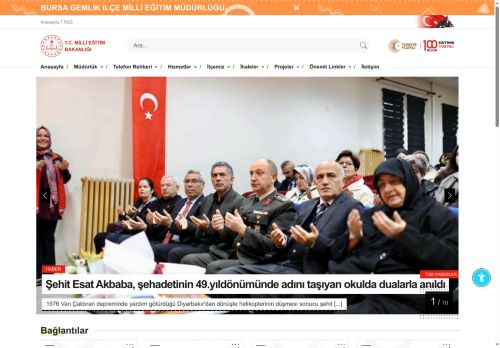 MEB BURSA - GEMLİK İLÇE MİLLÎ EĞİTİM MÜDÜRLÜĞÜ