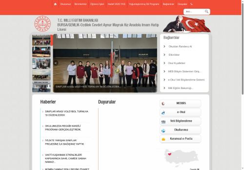 BURSA / GEMLİK - Özdilek Cevdet Aynur Mayruk Kız Anadolu İmam Hatip Lisesi