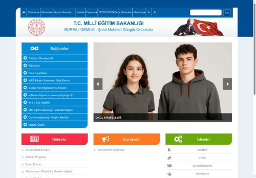 BURSA / GEMLİK - Şehit Mehmet Güngör Ortaokulu