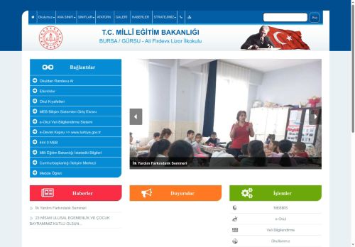 BURSA / GÜRSU - Ali Firdevs Lizor İlkokulu