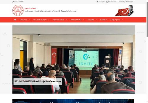 BURSA / GÜRSU - Lokman Hekim Mesleki ve Teknik Anadolu Lisesi