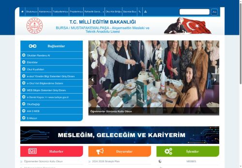 BURSA / MUSTAFAKEMALPAŞA - Akşemsettin Mesleki ve Teknik Anadolu Lisesi