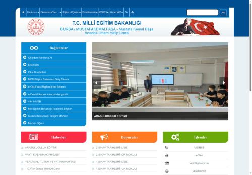 BURSA / MUSTAFAKEMALPAŞA - Mustafa Kemal Paşa Anadolu İmam Hatip Lisesi