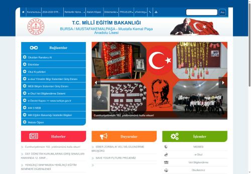 BURSA / MUSTAFAKEMALPAŞA - Mustafa Kemal Paşa Anadolu Lisesi