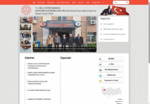 BURSA / MUSTAFAKEMALPAŞA - Mustafa Kemal Paşa Öğretmenevi ve Akşam Sanat Okulu