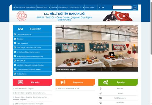 BURSA / İNEGÖL - Ömer Osman Çağlayan Özel Eğitim Meslek Okulu