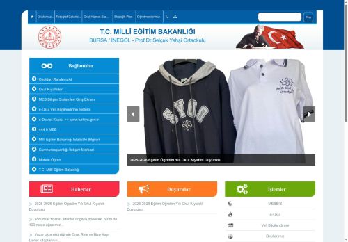 BURSA / İNEGÖL - Prof.Dr.Selçuk Yahşi Ortaokulu