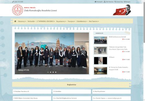 BURSA / İNEGÖL - Zeki Konukoğlu Anadolu Lisesi
