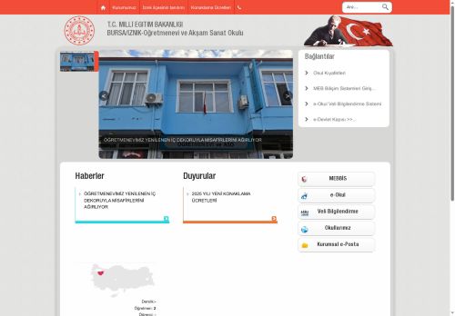 BURSA / İZNİK - Öğretmenevi ve Akşam Sanat Okulu