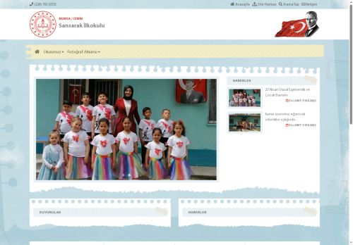 BURSA / İZNİK - Sansarak İlkokulu