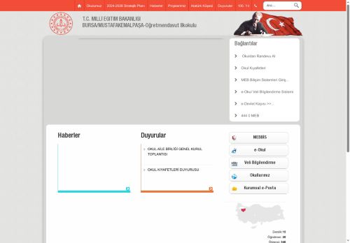 BURSA / MUSTAFAKEMALPAŞA - Öğretmendavut İlkokulu