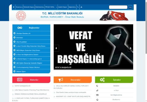 BURSA / KARACABEY - Ömer Matlı İlkokulu