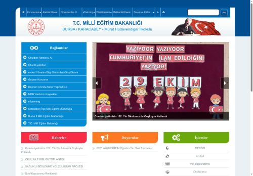 BURSA / KARACABEY - Murat Hüdavendigar İlkokulu