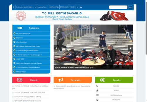 BURSA / KARACABEY - Şehit Jandarma Uzman Çavuş Cemil Turan İlkokulu