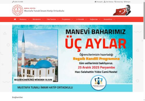 BURSA / KESTEL - Mustafa Tunalı İmam Hatip Ortaokulu