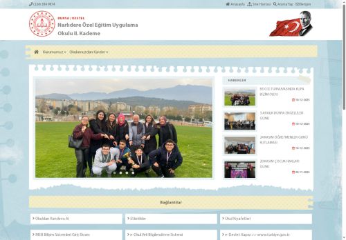 BURSA / KESTEL - Narlıdere Özel Eğitim Uygulama Okulu II. Kademe