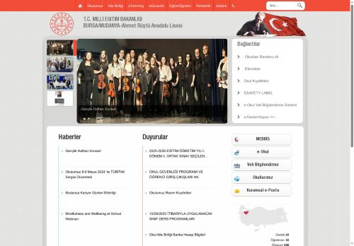 BURSA / MUDANYA - Ahmet Rüştü Anadolu Lisesi