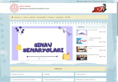 BURSA / MUDANYA - Mudanya Güzelyalı Anadolu Lisesi