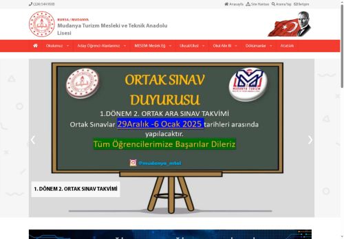 BURSA / MUDANYA - Mudanya Turizm Mesleki ve Teknik Anadolu Lisesi