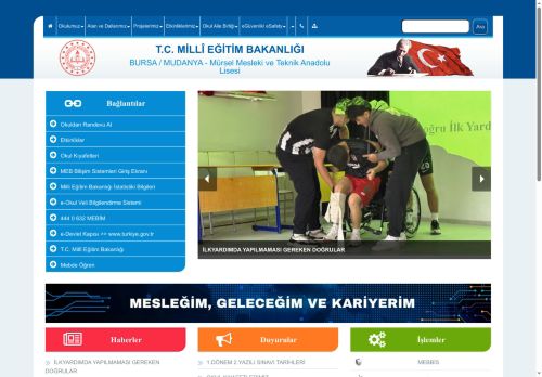 BURSA / MUDANYA - Mürsel Mesleki ve Teknik Anadolu Lisesi